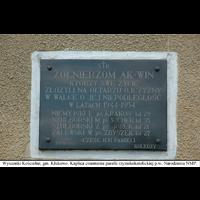 Kaplica cmentarna w zespole cmentarza parafialnego Kaplica cmentarna w zespole cmentarza parafialnego